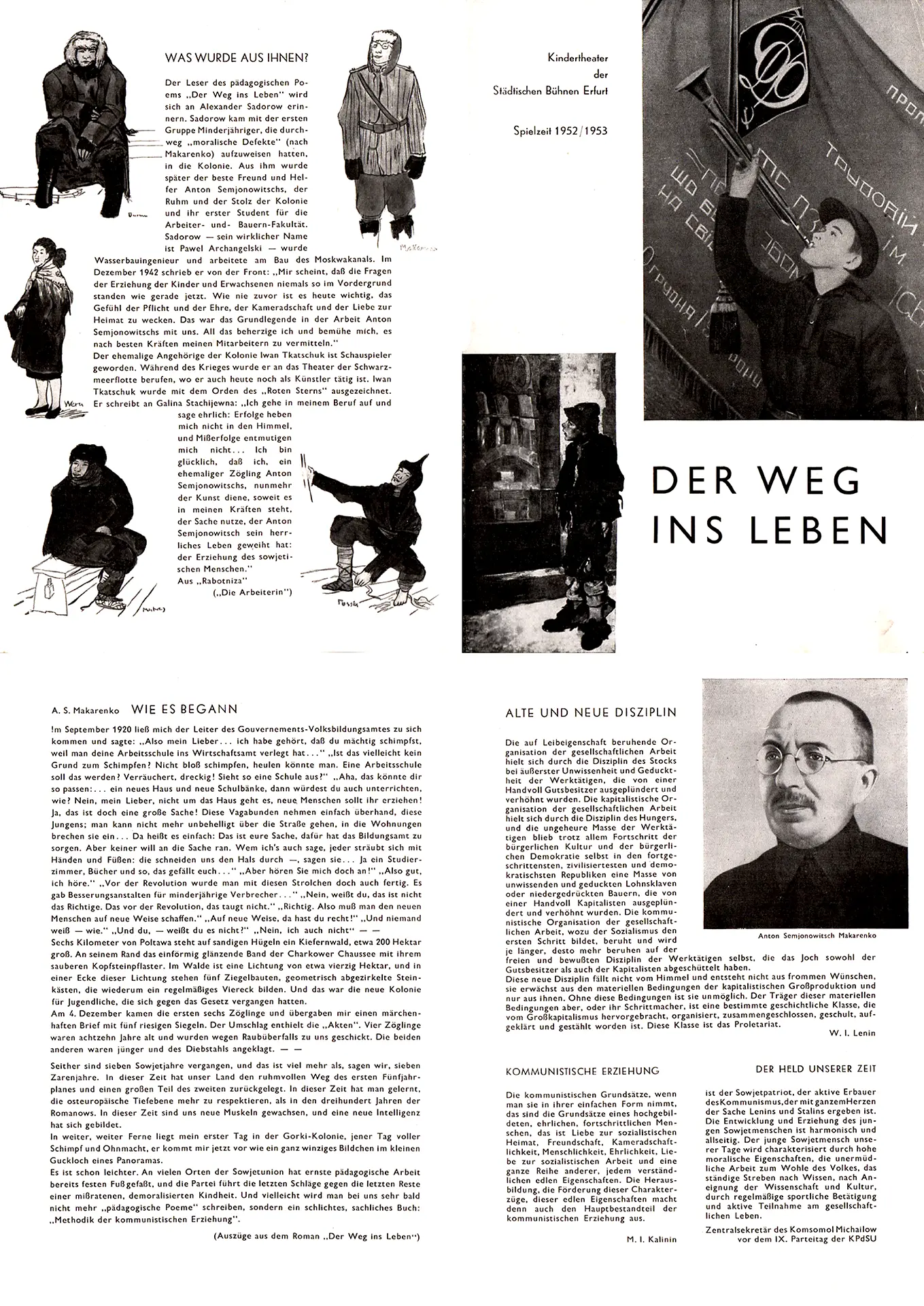 Der Weg ins Leben - Kindertheater der Städischen Bühnen Erfurt Der Weg ins Leben - Kindertheater der Städischen Bühnen Erfurt